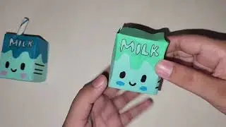 How to make a cute milk box. Orgrami crafts.