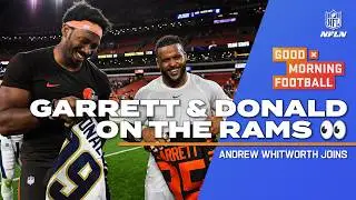 What does Andrew Whitworth think about Myles Garrett to the Los Angeles Rams | GMFB