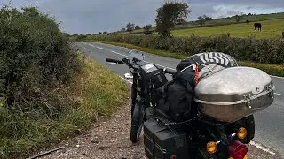 MZ TS125 z ogr&oacute;dka, wyprawowa TS-ka z wrosta. 