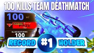 WORLD'S FIRST 100 KILLS *SNIPING ONLY* in TEAM DEATHMATCH.. (Black Ops Cold War)