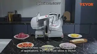 VEVOR Commercial Meat Slicer Review: Is It Worth the Price for Home & Business Use?