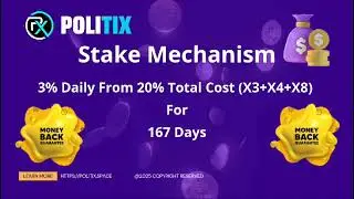 𝗣𝗘𝗟𝗨𝗔𝗡𝗚 𝗕𝗜𝗦𝗡𝗜𝗦 𝗣𝗢𝗟𝗜𝗧𝗜𝗫 MATRIX DAN STAKING 3% SETIAP HARI...𝗗𝗘𝗡𝗚𝗔𝗡 𝗠𝗢𝗗𝗔𝗟 2 POL/MATIC