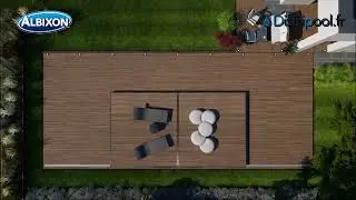 Terrasse mobile pour piscine BERGEN BY ALBIXON