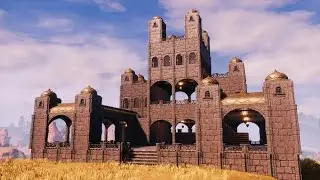 CONAN EXILES building   how to build a turan palace timelapse