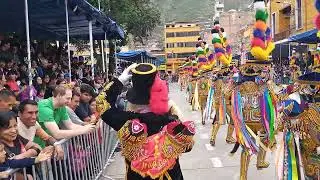 PRESENTACIÓN DE LA COFRADÍA DE NEGRITOS HUALLAYCO 1ER DE ENERO TRADICIÓN  HUÁNUCO PERÚ