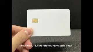 Smartelf Java Cards Compatible J2A040 Smart Chip Cards With 2 Track 8.4mm Black HICO Magnetic Stripe