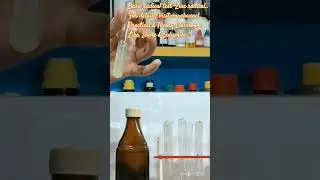 salt analysis/ basic radical test/ test for zinc #subscribe #shorts #viral #fun