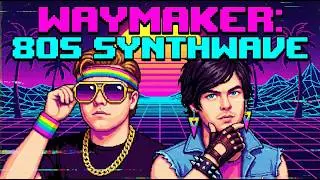 Waymaker - Leeland (AI Cover) | 80s Synthwave Style | Retro Neon Vibes