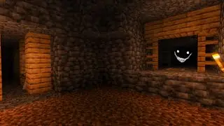Minecraft cave sounds with scary images