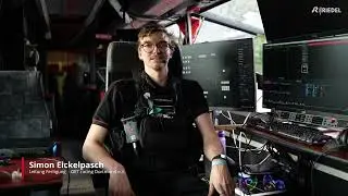 Riedel und das GET Racing Team der TU Dortmund beim Formula Student Rennen