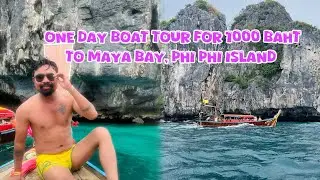Phi Phi island one day boat tour for 1000 Baht to famous Maya Bay, Loh Lana Bay & Snorkeling