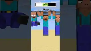 HELP Herobrine To Power Up And Wins The Last Person Holding #friendship #shorts #trending #anime