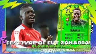 MIDFIELD BRICK WALL! 🧱 FESTIVAL OF FUT ZAKARIA PLAYER REVIEW! FIFA 21 ULTIMATE TEAM