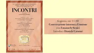 INCONTRI a cura della FONDAZIONE ROSSINI: Conversazione intorno a Ermione