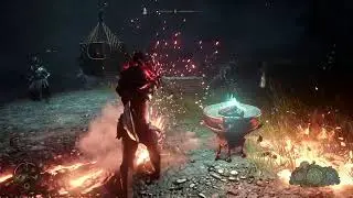 Soulframe - Gathering kindling for an Ode fire, with Mora's Hand