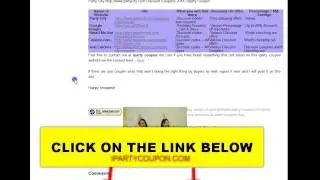 Iparty Coupon | Party City Coupon Code - Get printable discount coupon link here!