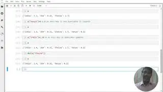Read dict values using keys
