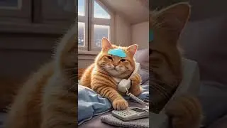 hard working cat