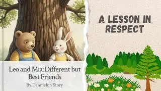 Leo and Mia different but best friends // A lesson in Respect BEDTIME STORIES  for preschool