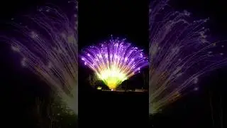 130 Shots Spring Ballet Fireworks Fan Cake #fireworks2023 #fireworkscake