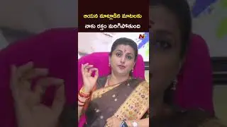 ఆయన మాట్లాడిన మాటలకు నాకు రక్తం మరిగిపోతుంది.! l RK Roja l NTV Telugu