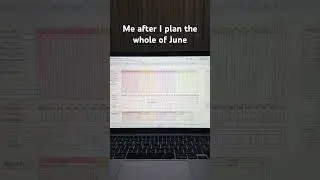 Planned all my June goals!😍#googlesheets #spreadsheet #habit #goals #productivity #adhd #LifeHack