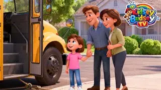 Ride Ride Ride Along | Little Bus Nursery Rhymes & Kids Songs           @Kidsey Budsey T V