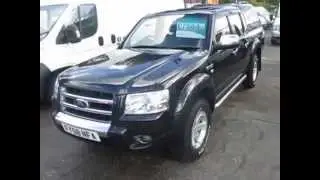 2008-58 FORD RANGER THUNDER, AIR CON, LEATHER, BLUETOOTH, 4X4 DOUBLE CAB