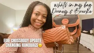 What&rsquo;s in my (Dooney & Bourke) bag+ Edie update (honest review)  #wimb #dooneyandbourke #saddlebag