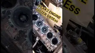 Bongkar Cylinder Head Engine Dozer D85Ess Komatsu