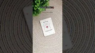Handmade card for your loved ones | easy gift card ideas #diy #craft #handmade #giftideas #couple