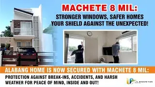 Stronger Glass, Safer Home &ndash; Ultimate Protection with Machete 8 MIL | Nano-Tech Security Window Film