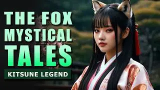 The Mystical Fox Spirit - Kitsune / Fox Fire Kitsunebi Legend Yokai Japan Mythology