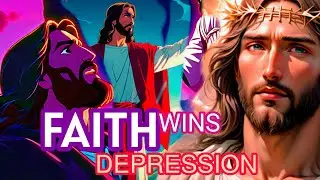 Faith Wins Depression | #jesus #christ #christian #motivation | AI Animation