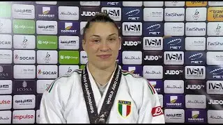Alice&nbsp;BELLANDI (ITA) - Abu Dhabi World Championships Seniors 2024 Silver medalist -78 kg