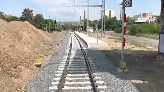 Rekonstrukce stanice Praha-Bubny, stav tratě 091 k 21.6.2023