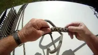 Stepp Ladder tutorial on how to add rope to a rung POV