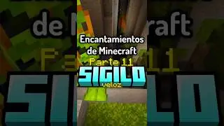 💨 Sigilo veloz | Gu&iacute;a de Encantamientos Minecraft #shorts #minecraft