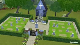 The Sims 4: Speed Build | Serene Cemetery - No CC!