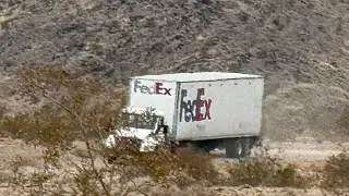 Semi truck vs. the mine road. Just&hellip;wow!