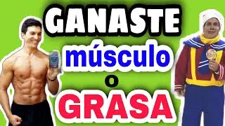 Cómo saber si GANASTE músculo o grasa - La mayoría no tiene ni idea