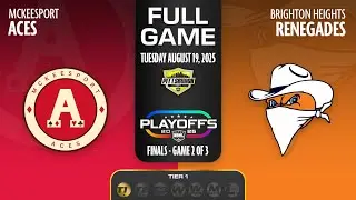 NBHL Pittsburgh Tier 1 Finals: Brighton Heights Renegades vs. McKeesport Aces Game 2 (08/19/2025)