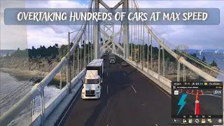 Overtaking Hundreds of Cars at MAX Speed in American Truck Simulator!