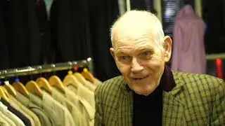 David Saxby talking about Vintage Clothes Video Compilation - Burberry - Savile Row - Tweed & more