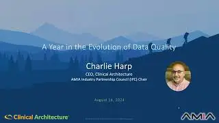 A Year in the Evolution of Data Quality