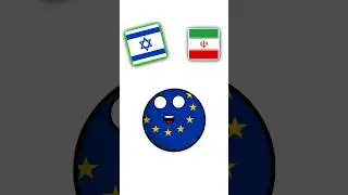 countries support iran or israel #historyballs #countryballs