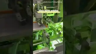 Semi-auto Glass Bottle Screen Printing Machine, Glass Bottle Silk Screen Printer