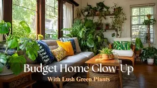 Urban Jungle Makeover on a Budget Transform Any Room with Lush Plants & Boho Vibes Today!