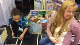 Ta'Corais Stopped By The AllWalls Playsets Booth For a Special Treat!