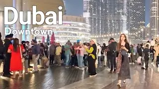 Dubai 4K🇦🇪 Amazing Downtown Dubai, City Center Walking Tour